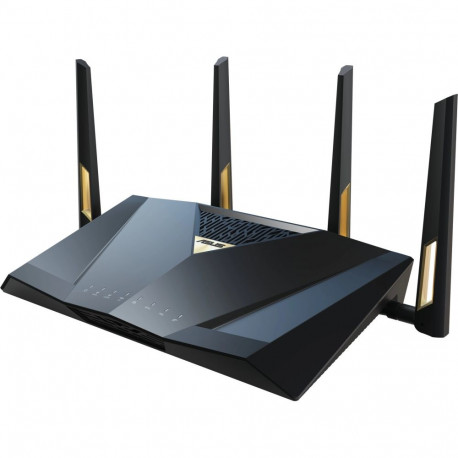 ASUS juhtmevaba ruuter RT-BE88U 10 Gigabit Ethernet kaheribaline (2.4 GHz / 5 GHz), must, hall