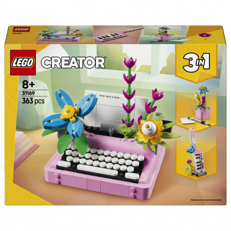 "LEGO 31169 Creator 3-in-1 Schreibmaschine mit Blumen"