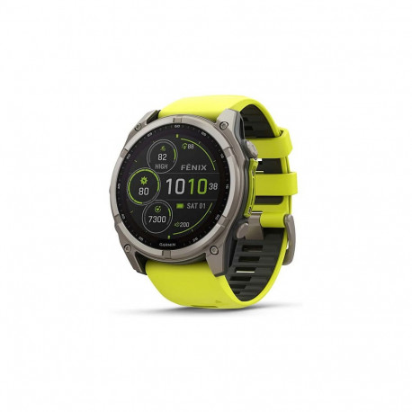 "Garmin Fenix 8 Amoled Sapphire GPS 51mm - Yellow/Grey"