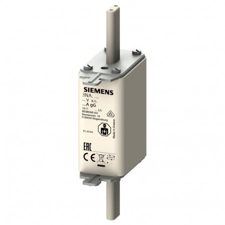 NH-sulavkaitse NH1 125A gG 500Vac/440Vdc, 1tk, 143mm, 93mm, 71mm, 288,8g