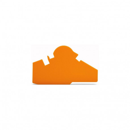 "WAGO 282-386, Anschlussblocktrenner, Orange, 1,5 mm, 122 mm, 71,7 mm, 9,351 g"