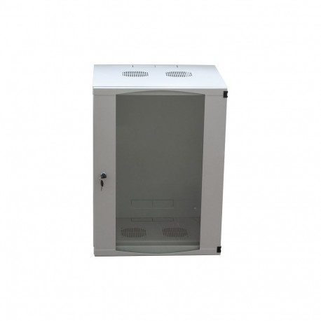 "19""Schrank 12HE 540x450 grau flat pack"