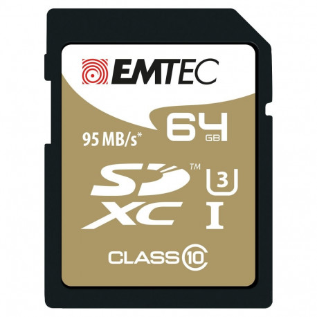 "CARD Emtec 64GB UHS-I U3 V30 SpeedIN Pro"