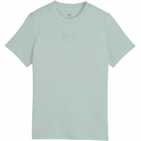 Koszulka dla dzieci Puma Ess Script Tee miętowa 692542 29 152cm