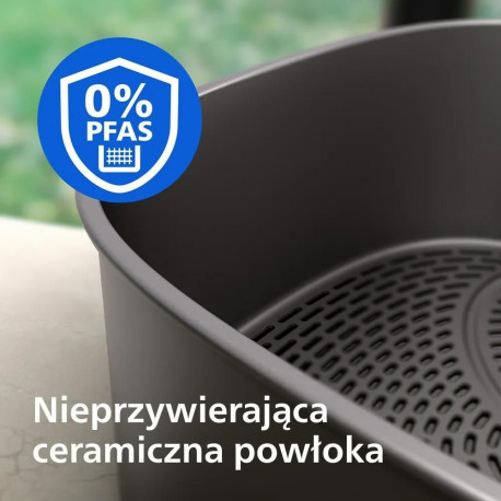 Philips kuumaõhufritüür 4000 series NA461/00, kahekordne, 10L, eraldiseisev, 2750W, must, hõbedane