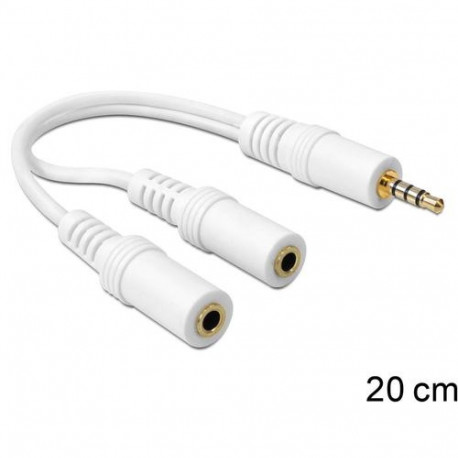 DeLOCK 65447 audio splitter White