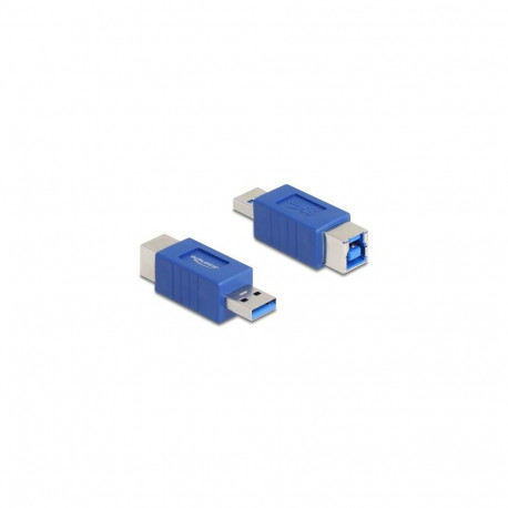 DeLOCK 67217 cable gender changer USB Type-A USB Type-B Blue