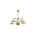 Activejet Classic ceiling chandelier pendant lamp RITA Patina 5xE27 for living room