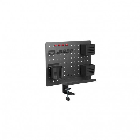 Activejet APB-002B desk organiser – rotating perforated board, matt black