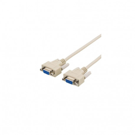 Deltaco DEL-25 serial cable Grey 2 m DB-9