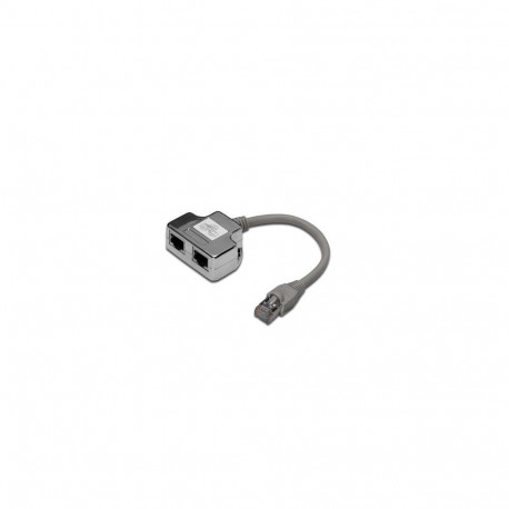 Digitus CAT 5e patch cable adapter, 2x CAT 5e, shielded