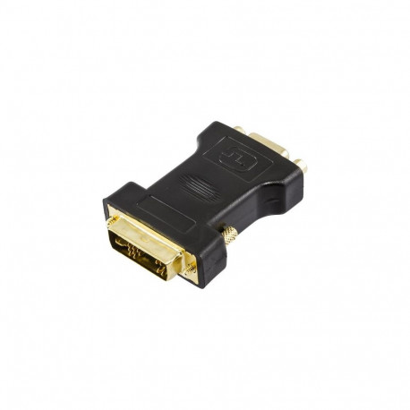 Deltaco DVI-4 cable gender changer DVI-A VGA (D-Sub) Black