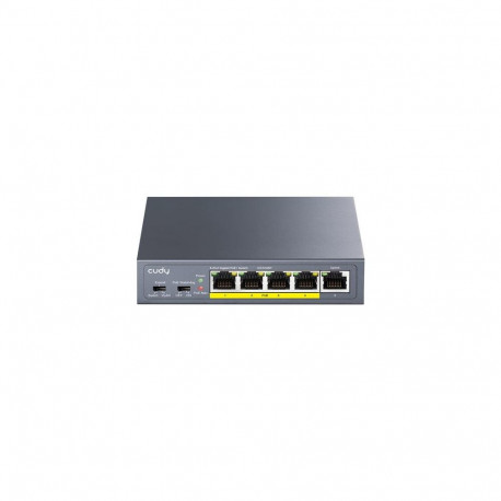 Cudy GS1005P network switch Unmanaged Gigabit Ethernet (10/100/1000) Power over Ethernet (PoE) Grey