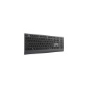 Gembird Slim wired multimedia keyboard with Type-C adapter, US layout