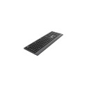 Gembird Slim wired multimedia keyboard with Type-C adapter, US layout