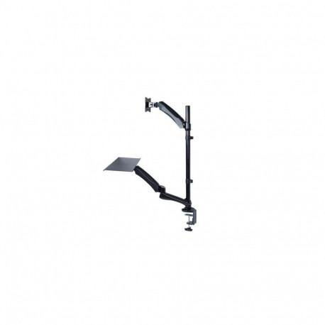 Maclean MC-681 monitor mount / stand 68.6 cm (27") Black Desk
