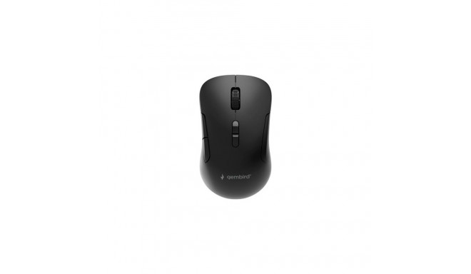 Gembird Dual-mode 7-button wireless mouse, black