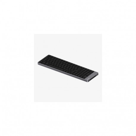 Lofree Flow 2 100 keyboard Universal USB + RF Wireless + Bluetooth QWERTY Black, Grey