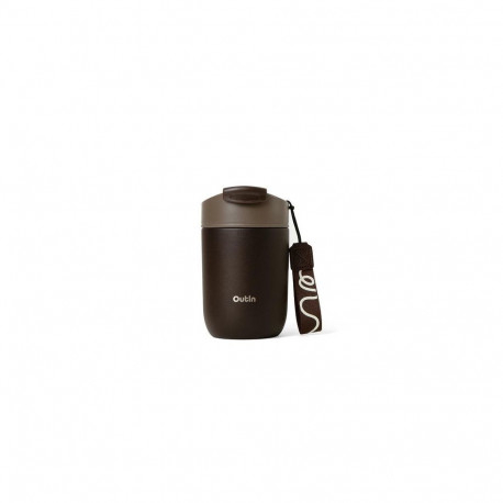 Outin OT-TUM-01-TB Kubek podróżny 350 ml Brown Stainless steel