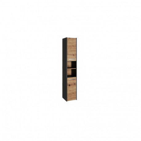 Topeshop S30 ANTRACYT/ARTISAN bathroom storage cabinet