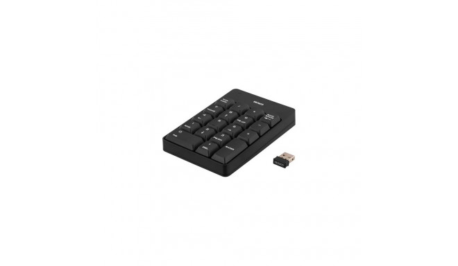 Deltaco TB-144 numeric keypad Universal RF Wireless Black