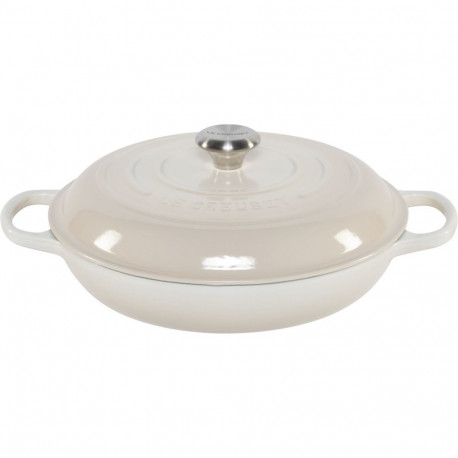 Le Creuset Gourmet Casserole Shallow 30 cm meringue