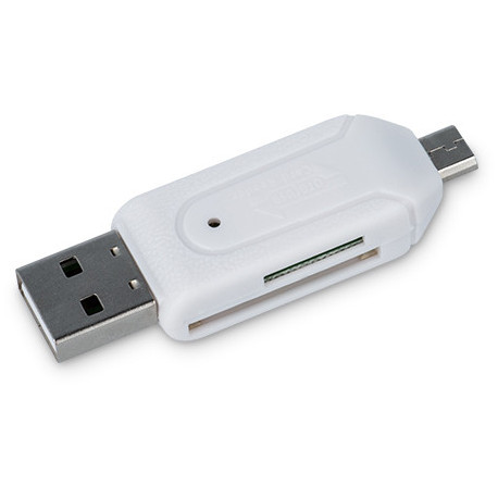 Forever mälukaardilugeja microSD/SD USB 2.0 OTG (avatud pakend)