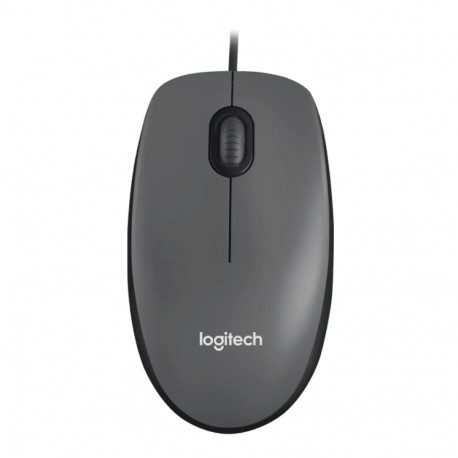 LOGI M90 corded optical Mouse grey