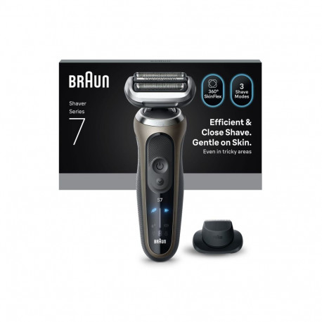 Braun Shaver | 72-72-C1200s Series 7 | Operating time (max) 60 min | Wet & Dry | Lithium Ion | Gold