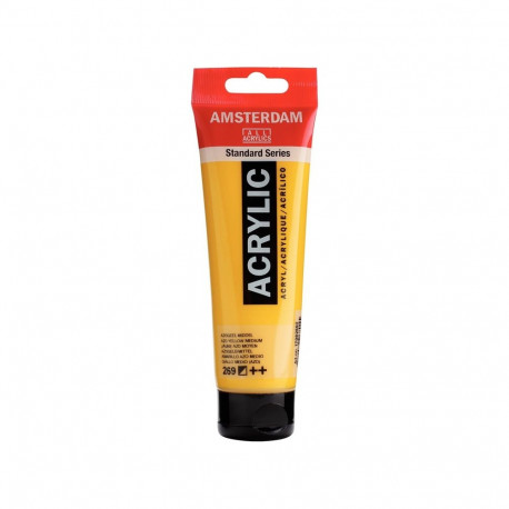 ACRYLIC AMSTERDAM 120ML AZO YELLOW MED