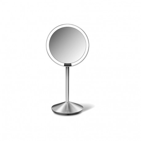 "simplehuman Faltspiegel mit Sensor, 12cm, wiederaufladbar, gebrsteter Edelstah"