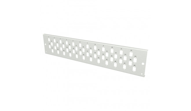 "FRONT PLATE 2U 48 X SC SIMPLEX"