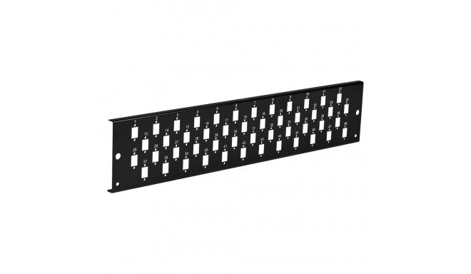 "FRONT PLATE 2U 48 X SC SIMPLEX"