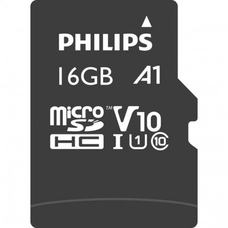 Philips microSDHC-mälukaart 16GB class 10/UHS 1 + adapter
