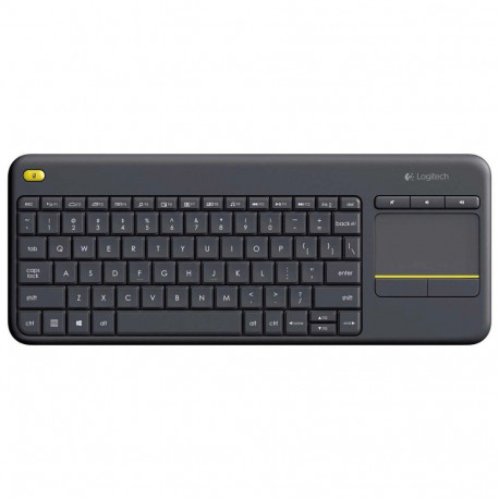 LOGI puuteplaadiga klaviatuur K400 Plus (US), must