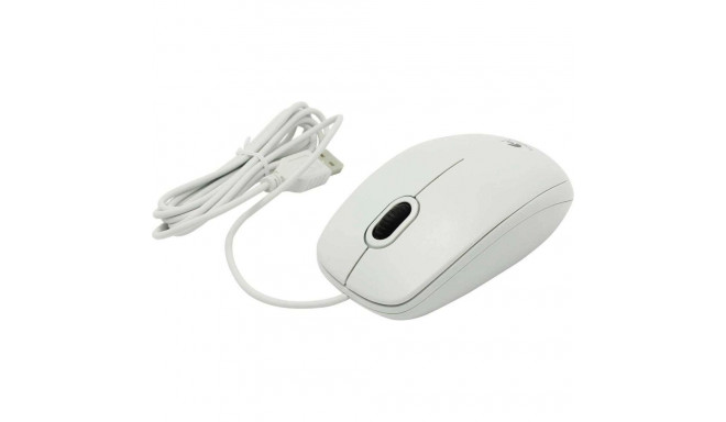 LOGI B100 Optical Mouse White USB OEM