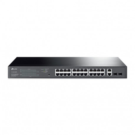 TP-Link Switch TL-SG1428PE Web managed, Rackmountable, PoE+ ports quantity 24, 28x10/100/1000 Mbit/s