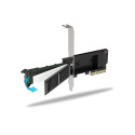 IcyDock Adapter 1x M.2 NVMe to PCIe 4.0x 4 card w/tray