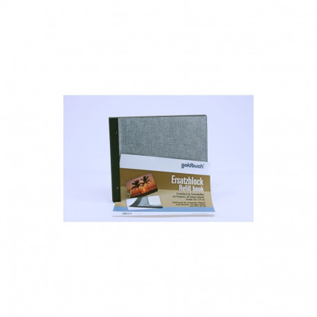 Fotoalbumi leht 29x24 must, 15lehte, Rattan, Goldbuch