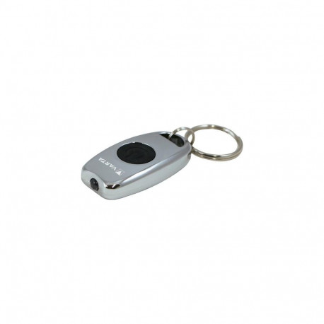 Varta L.E.D. METAL KEY CHAIN LIGHT Chrome Keychain flashlight LED