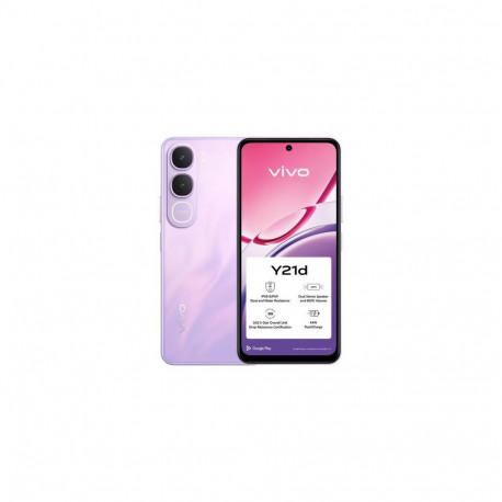 VIVO Y21d 17 cm (6.68") Dual SIM Android 15 4G USB Type-C 4 GB 128 GB 6500 mAh Purple