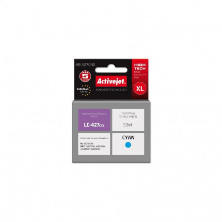 Activejet AB-427CNX Brother printer ink cartridge, replacement for Brother LC-427CXL; Supreme; 53 ml