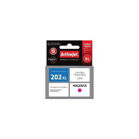 Activejet AE-202MNX ink (replacement for Epson 202XL H34010; Supreme; 12 ml; magenta)