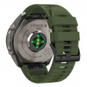 Tech-Protect kellarihm Silicone Garmin fenix 51mm, military green