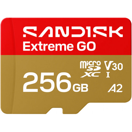 Sandisk memory card microSDXC 256GB Extreme Go UHS-I