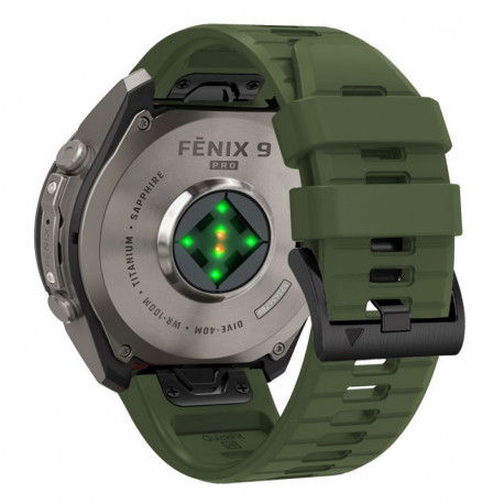 Tech-Protect kellarihm Silicone Garmin fenix 47mm, military green