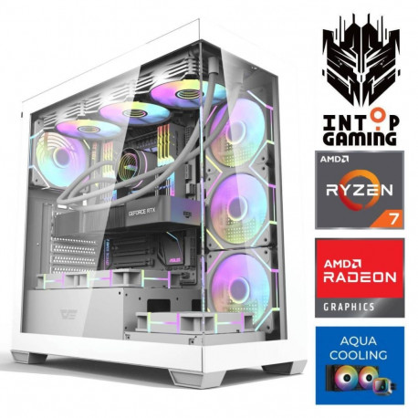 INTOP AQUA Ryzen 7 9800X3D 64GB DDR5 1TB SSD M.2 NVME+2TB RX9060XT 16GB no-OS