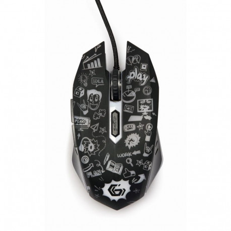 Gembird MUS-6B-GRAFIX-01 mouse Office Right-hand USB Type-A Optical 3600 DPI