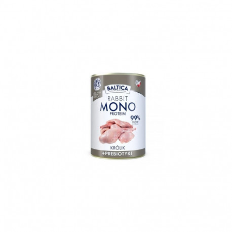 BALTICA märg koeratoit Nutraceutic, monoproteiiniga küülik, prebiootikumidega, 400g