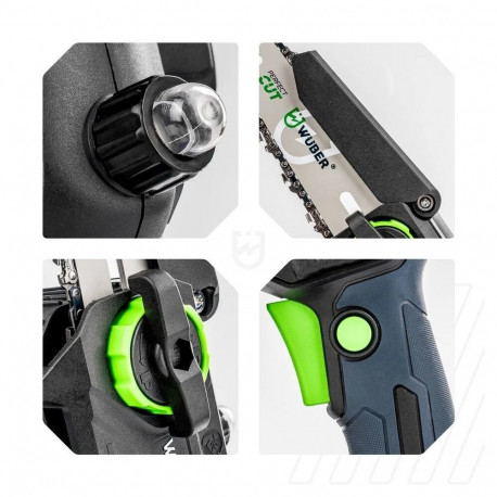 21V cordless chainsaw, 5 m/s, W37007, WUBER